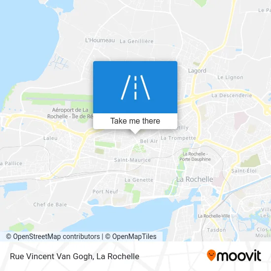 Rue Vincent Van Gogh map