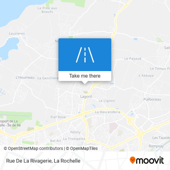 Mapa Rue De La Rivagerie