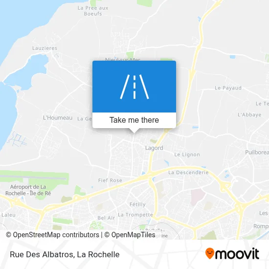 Rue Des Albatros map