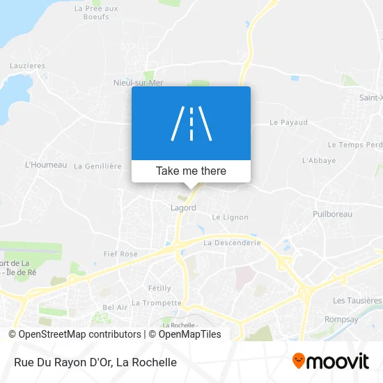 Rue Du Rayon D'Or map