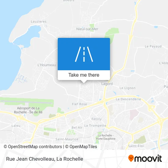 Rue Jean Chevolleau map