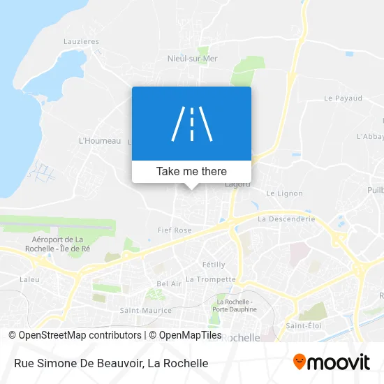 Rue Simone De Beauvoir map