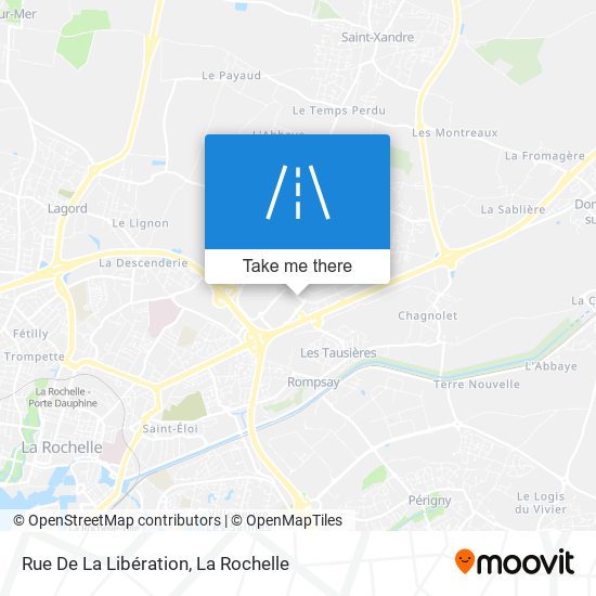Mapa Rue De La Libération