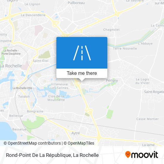 Mapa Rond-Point De La République