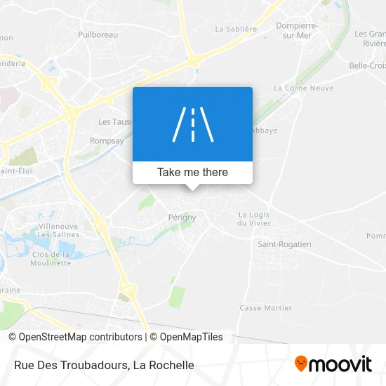 Rue Des Troubadours map