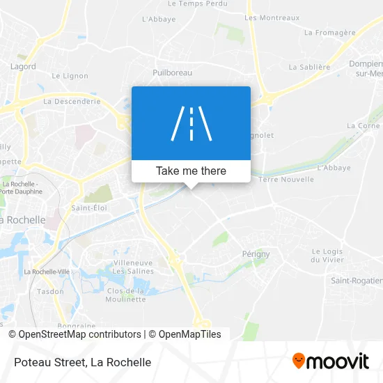 Rue Du Poteau map