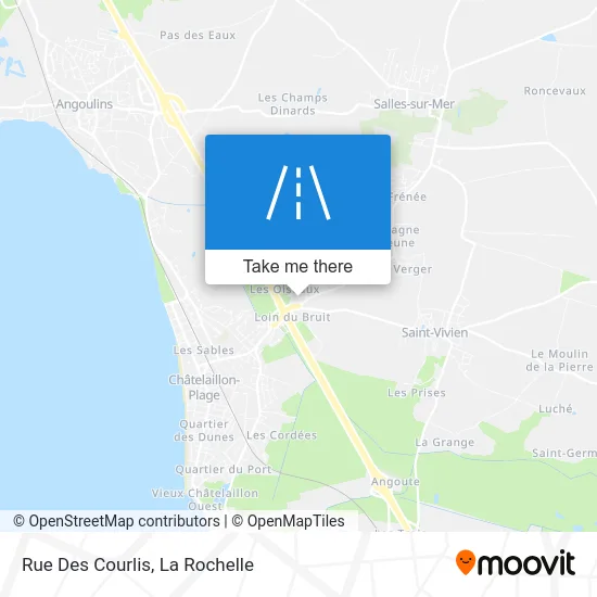 Rue Des Courlis map
