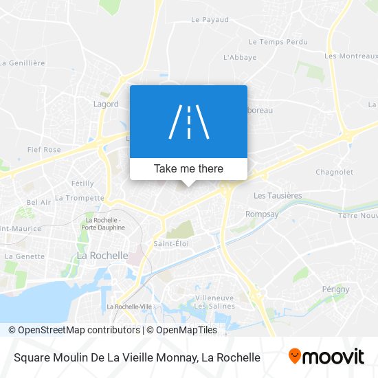 Mapa Square Moulin De La Vieille Monnay