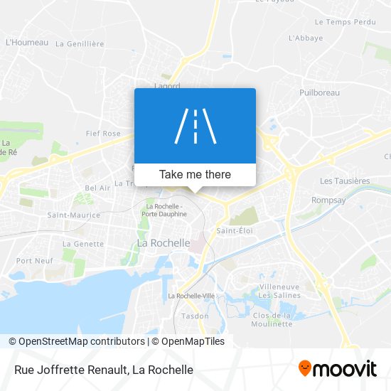 Mapa Rue Joffrette Renault