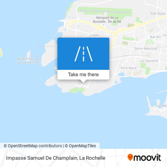 Impasse Samuel De Champlain map