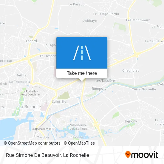 Rue Simone De Beauvoir map