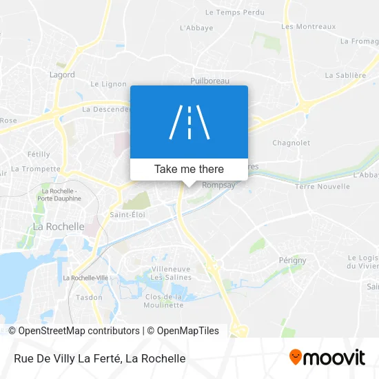 Rue De Villy La Ferté map
