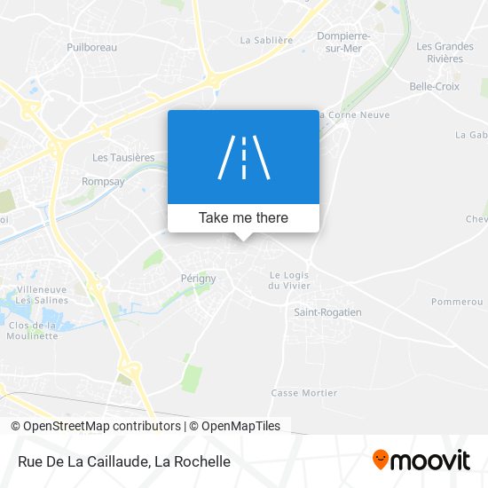 Mapa Rue De La Caillaude