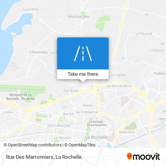 Mapa Rue Des Marronniers