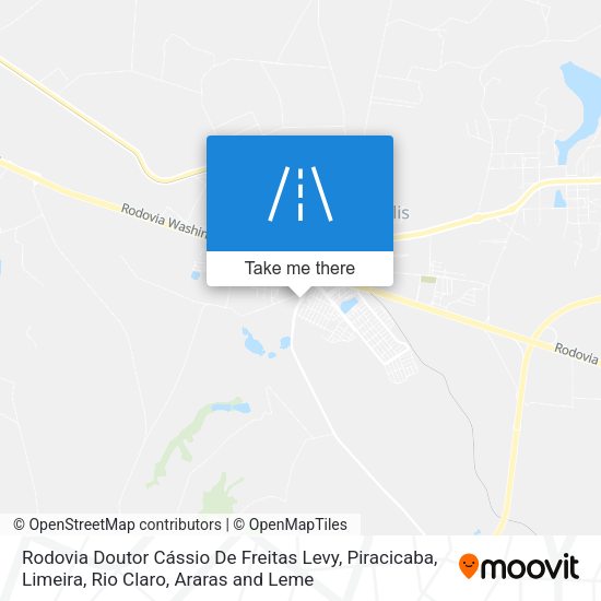 Rodovia Doutor Cássio De Freitas Levy map