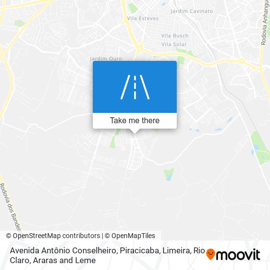 Avenida Antônio Conselheiro map