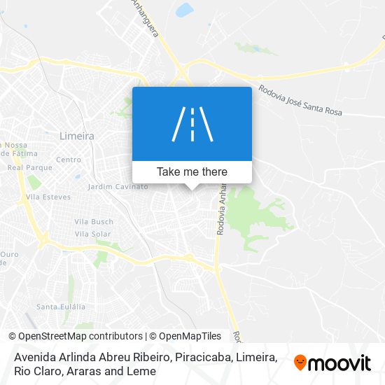 Avenida Arlinda Abreu Ribeiro map