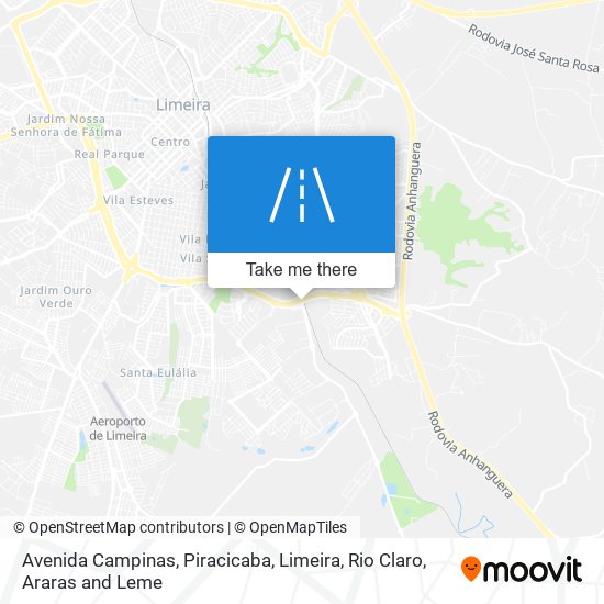 Mapa Avenida Campinas