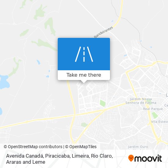 Avenida Canadá map