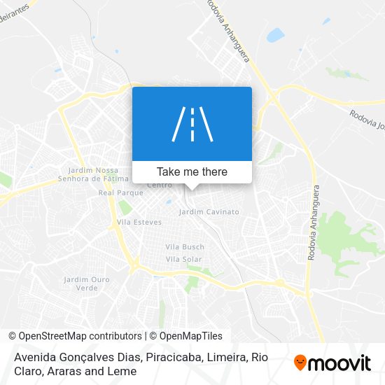 Avenida Gonçalves Dias map