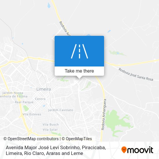 Avenida Major José Levi Sobrinho map