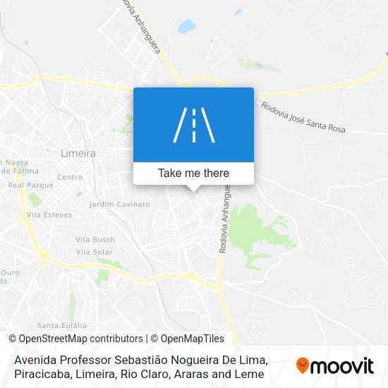 Avenida Professor Sebastião Nogueira De Lima map