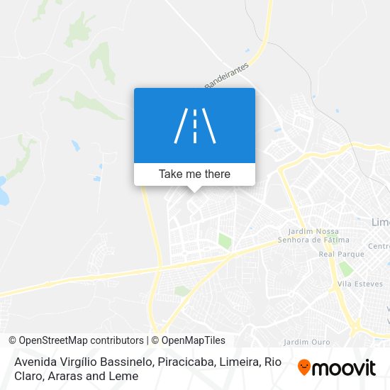 Avenida Virgílio Bassinelo map