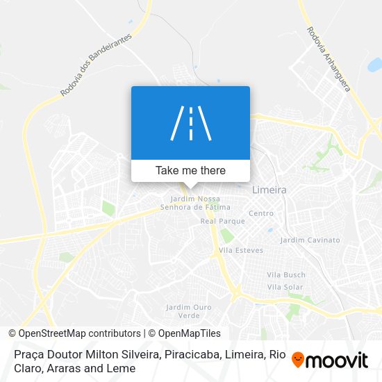 Praça Doutor Milton Silveira map