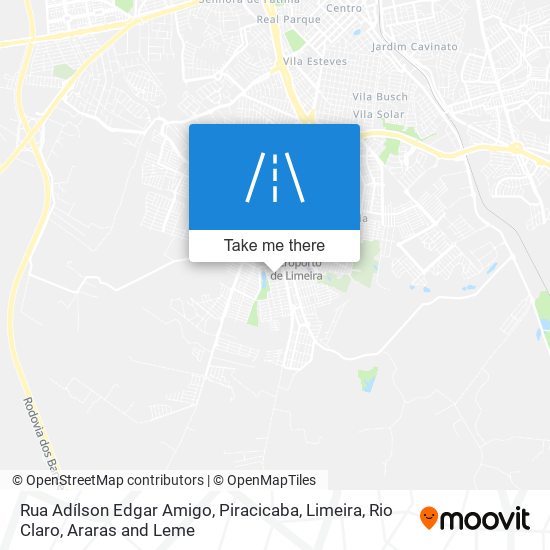 Rua Adílson Edgar Amigo map