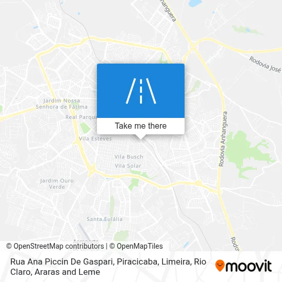 Rua Ana Piccin De Gaspari map