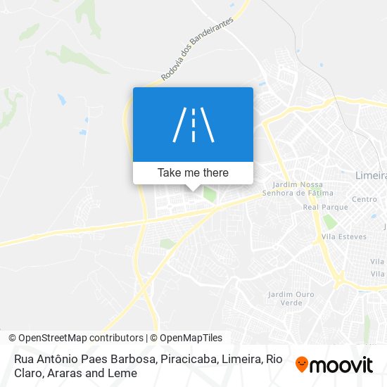 Rua Antônio Paes Barbosa map