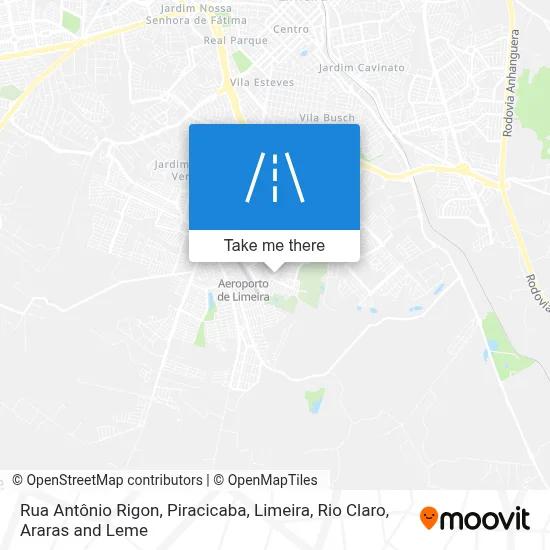 Rua Antônio Rigon map