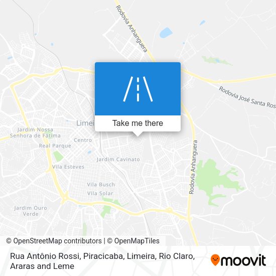 Rua Antônio Rossi map