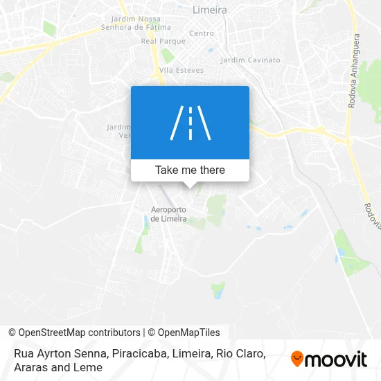 Rua Ayrton Senna map