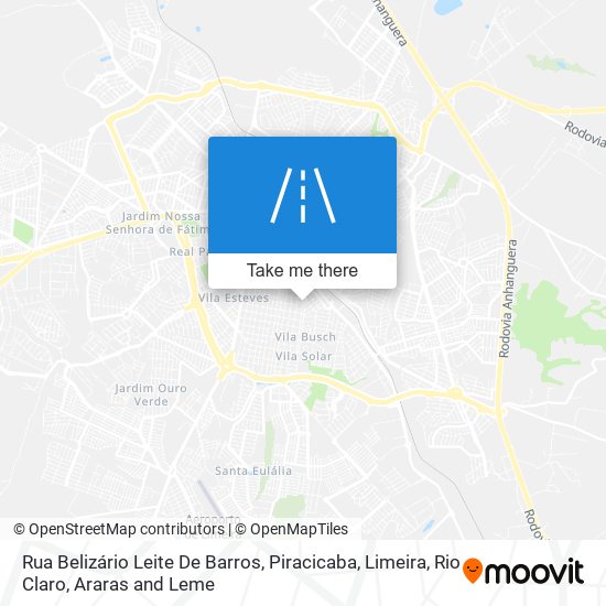 Rua Belizário Leite De Barros map