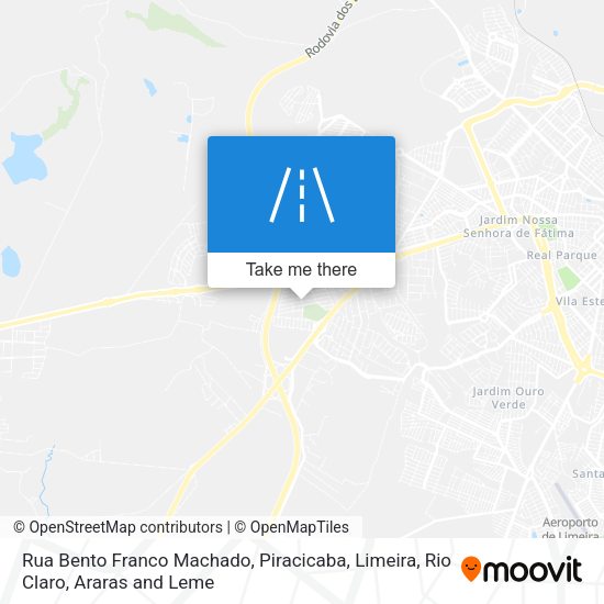 Rua Bento Franco Machado map