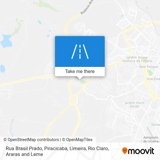 Rua Brasil Prado map