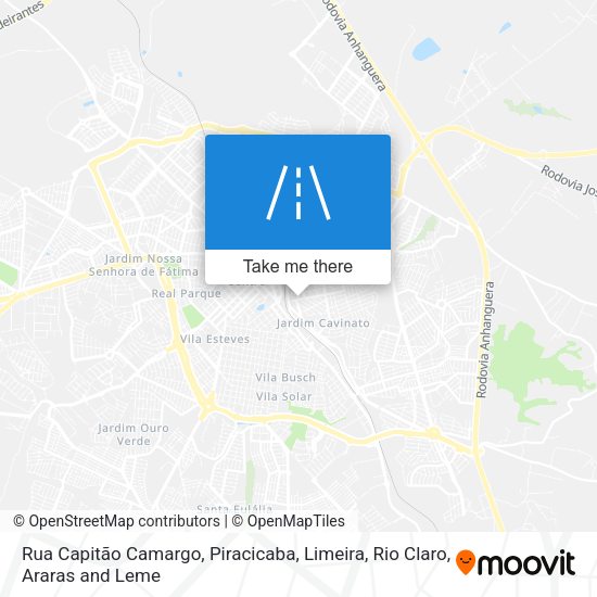 Rua Capitão Camargo map