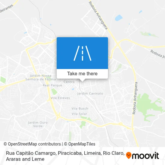 Rua Capitão Camargo map