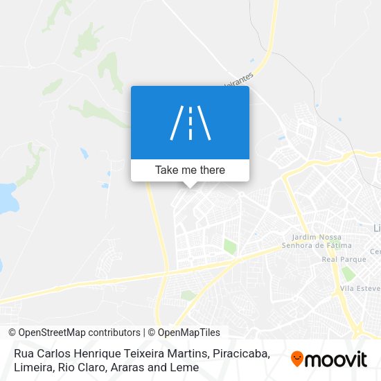 Rua Carlos Henrique Teixeira Martins map