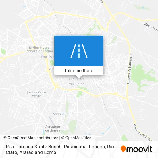 Rua Carolina Kuntz Busch map