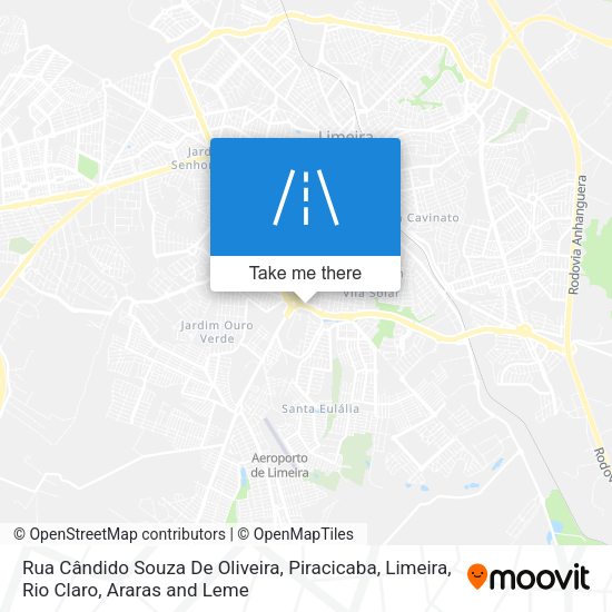 Rua Cândido Souza De Oliveira map