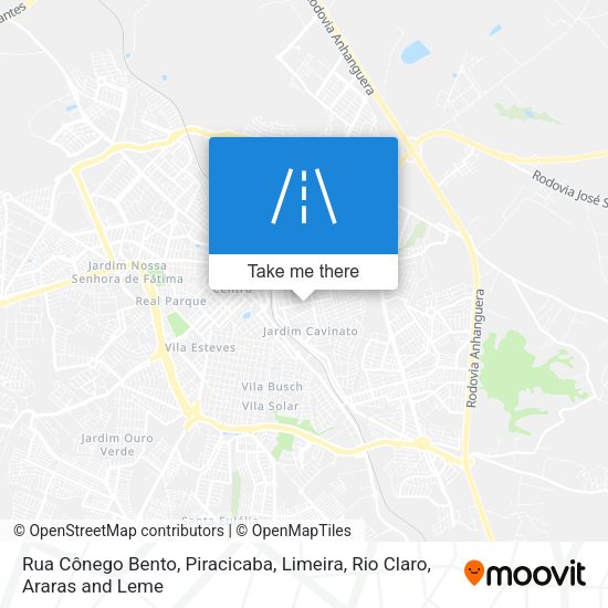 Rua Cônego Bento map