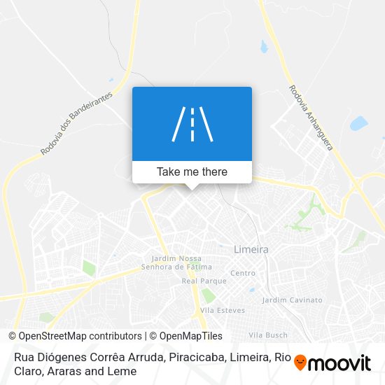 Rua Diógenes Corrêa Arruda map