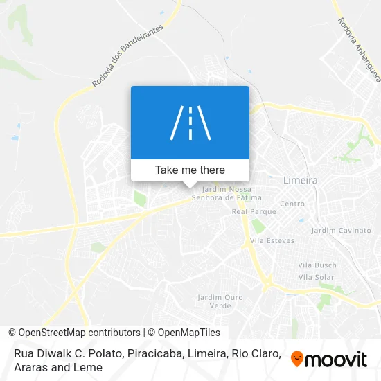 Rua Diwalk C. Polato map