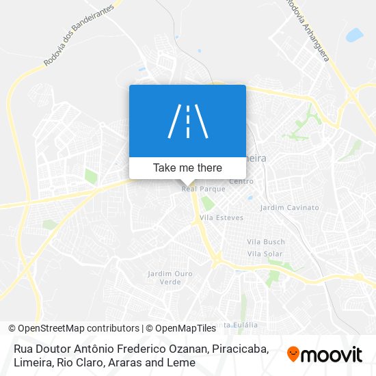 Rua Doutor Antônio Frederico Ozanan map