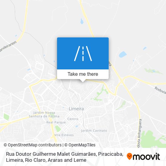 Mapa Rua Doutor Guilherme Malet Guimarães