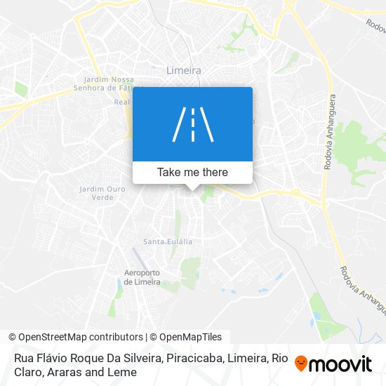 Mapa Rua Flávio Roque Da Silveira