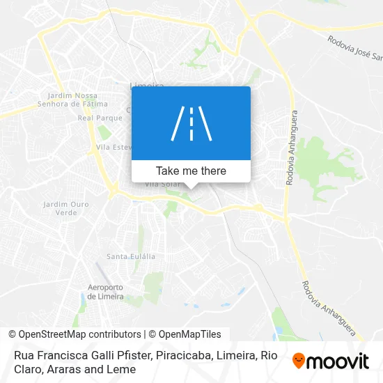 Rua Francisca Galli Pfister map