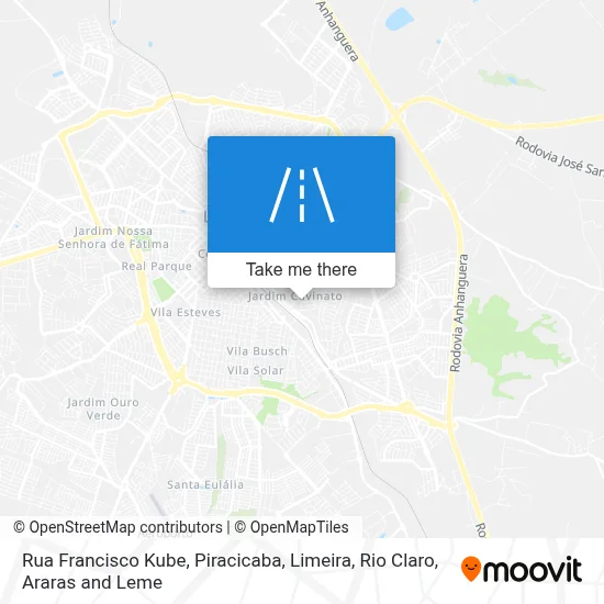 Rua Francisco Kube map